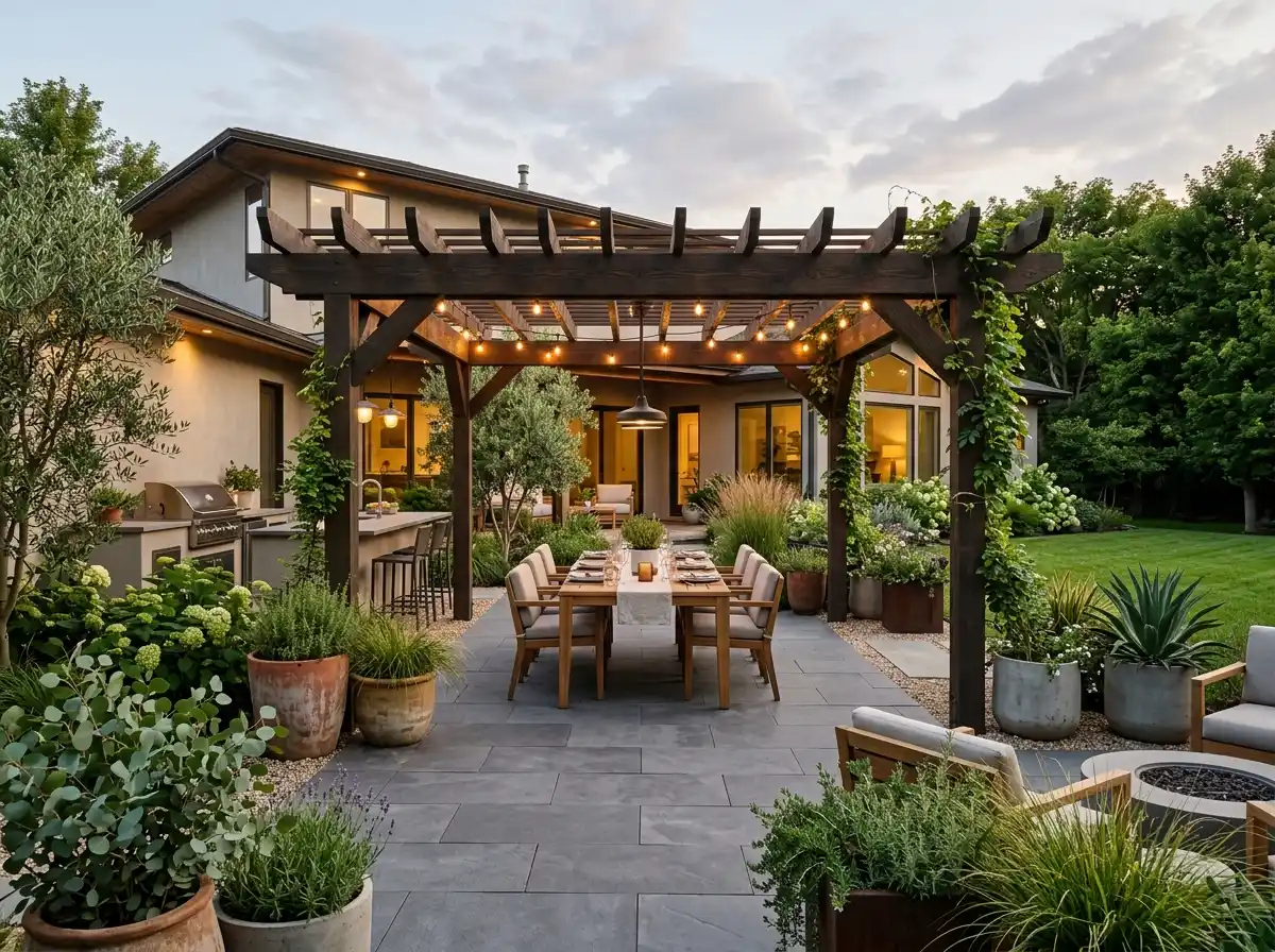 Außendesign-Idee für die Terrasse