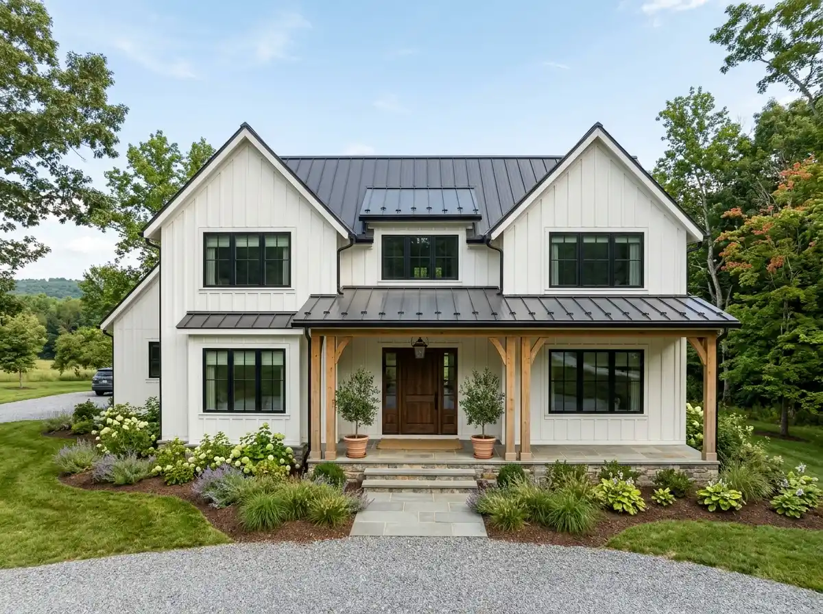 Modern-Farmhouse-Außendesign