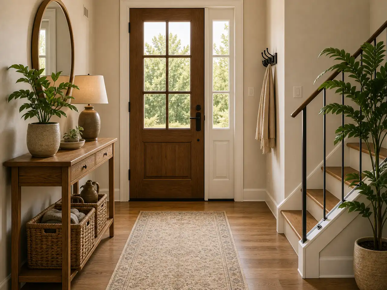 Idée de décoration d’entrée