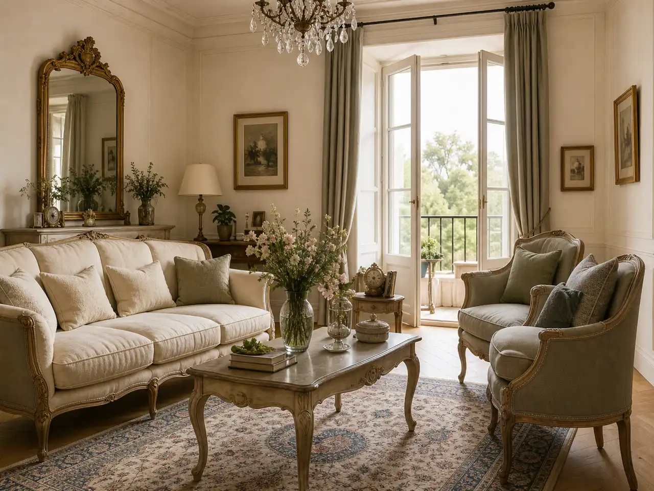 Salon vintage français