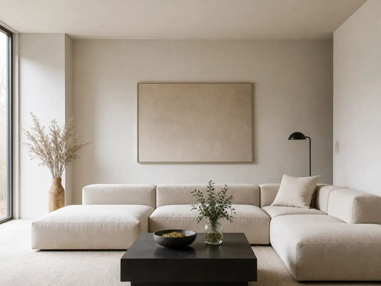 Salon minimaliste