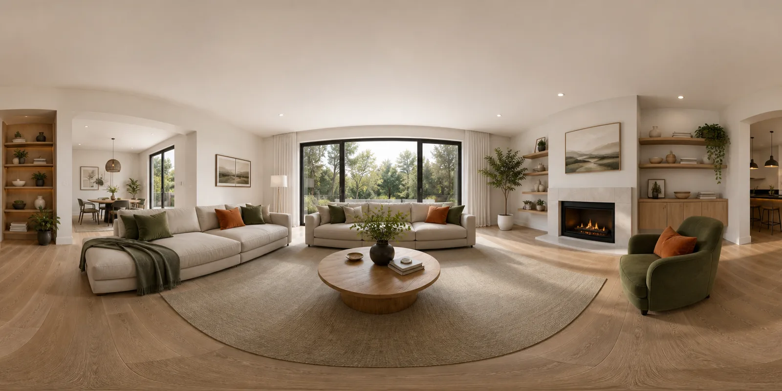 Panoramic living room preview