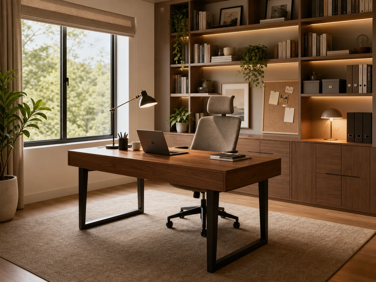 Exemple de bureau à domicile